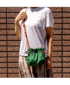 tsumori chisato CARRY ギャザー ショルダーバッグ ミニバッグ ポシェット