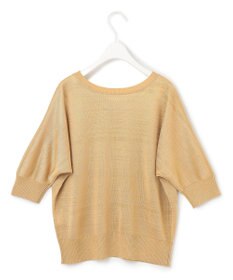 ICB L 【洗える】レーヨンブレンド ドルマンスリーブニット