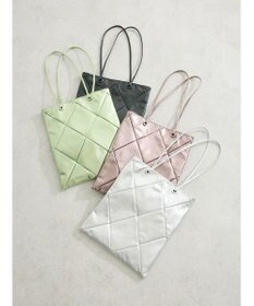 Green Parks ａｎｄｍｉｋｋａ　パッチワークメタリックＡ４トート