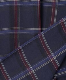 J.PRESS LADIES 【洗える】ハイツイストチェック ボートネック ブラウス