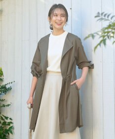 ANY 【UVケア・接触冷感・洗濯機可】ドロストピケ カーディガン