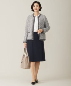 J.PRESS LADIES 【WEB限定カラーあり・洗える】セラテリーダブルクロス フレアー スカート