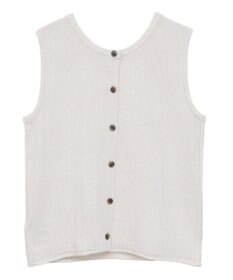 Green Parks 前後２ｗａｙ　ミックスカラーノースリーブニット