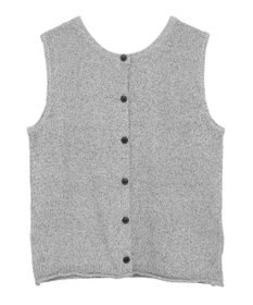 Green Parks 前後２ｗａｙ　ミックスカラーノースリーブニット