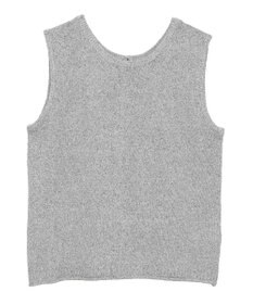 Green Parks 前後２ｗａｙ　ミックスカラーノースリーブニット