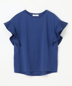 ANY 異素材コンビフリルスリーブプルオーバー