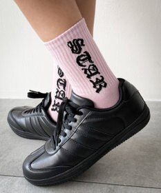 WEGO オールドイングリッシュロゴリブソックス