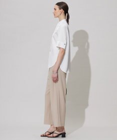 ICB 【接触冷感・速乾・洗える】シルキーツイル デザインブラウス