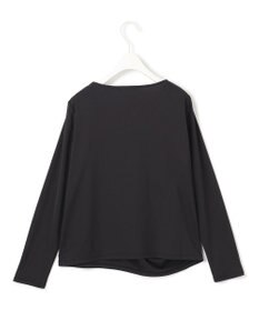 ICB L 【洗える】 PlaXフィラメントジャージー ドレープカットソー