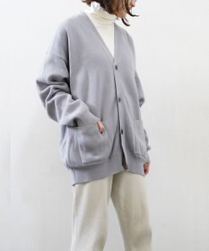 WHITE MAILS 【UNISEX】COTTON PAPER DOUBLE FACE カーディガン