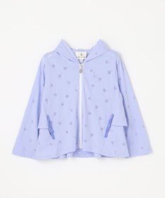 組曲 KIDS 【UVケア】【110-140cm】フラワーオパール パーカー