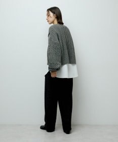 Green Parks ・ＥＬＥＮＣＡＲＥ　ＤＵＥ　ハンドステッチケーブルニッ