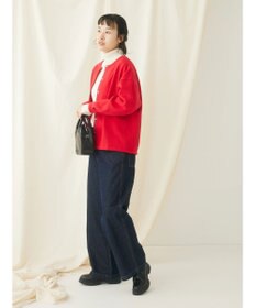 CRAFT STANDARD BOUTIQUE 裏起毛リングドットカーディガン