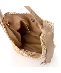 UNBILLION カシュカシュ cachecache / 下がりグログランクロッシェ2wayミニトート