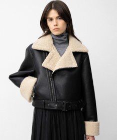 NAVE 【Nave】ヴィーガンムートン ライダースジャケット