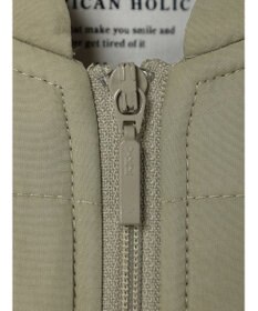 AMERICAN HOLIC キルポカスクエアステッチキルトコート