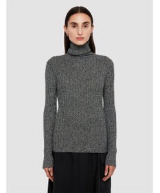 JOSEPH 【洗える】ケーブル&リブ　ハイネックニット