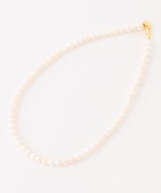 自由区 セミラウンドパールショート ネックレス