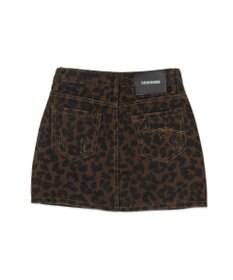 WEGO レオパードダメージミニスカパン