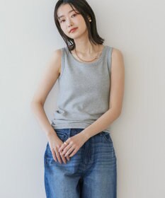 AMERICAN HOLIC ラメテレコタンクトップ