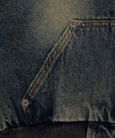 WEGO デニムショートフードブルゾン