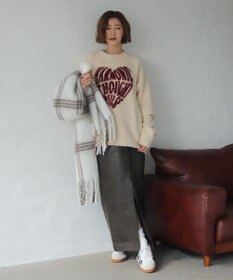 WEGO 【ユニセックス着用ITEM/MLサイズ展開/25年秋冬新作】ファジーグラフィックプルオーバー