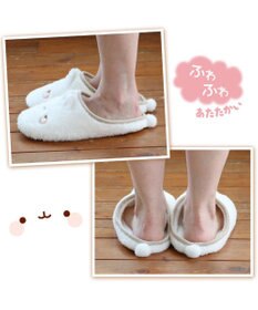 Mother garden 【2/15(日)で販売終了】 マザーガーデンMOLANG モラン ふわふわ ルームシューズ 23cm~25cm