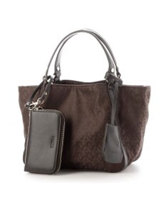 Y'SACCS モノグラム×リサイクルレザー 2WAYミニマムトート