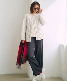 UNFILO 【自宅で洗濯OK / 軽量で暖かい】TAIONコラボ キルティングブルゾン