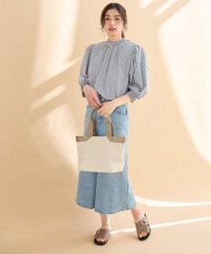 ANY L 【接触冷感/UVカット/抗菌防臭/速乾】エニイファンクション シャーリングブラウス