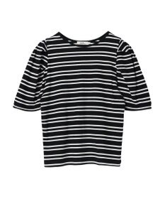 earth music&ecology パワーショルダーリブプルオーバー