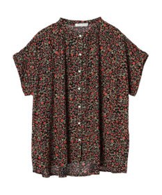 Green Parks アソート柄さらっとレーヨンブラウス