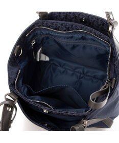 Y'SACCS モノグラム×リサイクルレザー 2WAYミニマムトート