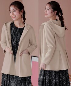 Tiaclasse L 【洗える】ソフトダンボールバックフレアフーディー