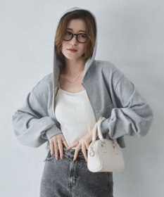 WEGO ショートZIPパーカー