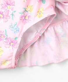 ANY KIDS 花柄×レース ワンピース水着