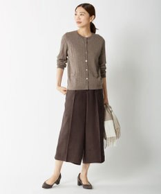 J.PRESS LADIES 【洗える】KNIT BASIC ミディ丈 カーディガン