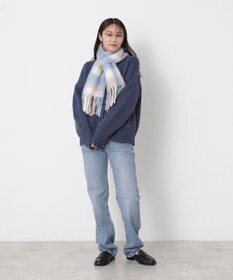 MOONBAT PAUL&JOE ACCESSOIRES(ポール&ジョー) ボリュームマフラー ブロックチェック