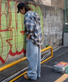 WEGO スーパーバギーダメージデニムパンツ