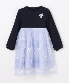ANY KIDS バレエ刺繍チュールワンピース
