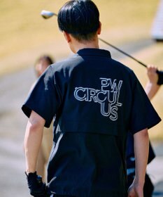 PW CIRCULUS 【撥水加工/ ストレッチ】【MEN】ハーフジップシャツ ゴルフ