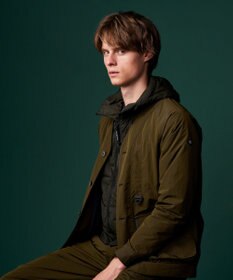 JOSEPH ABBOUD MOUNTAIN 【ストレッチ/撥水/軽量/パッカブル/ライナードッキング対応】2WAYストレッチ ダウン パーカー