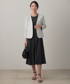 J.PRESS LADIES トリアセスムース フレア ワンピース