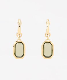 23区 ガラスフープピアス