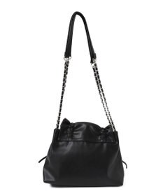 WEGO ギャザーリボンフラップバッグ