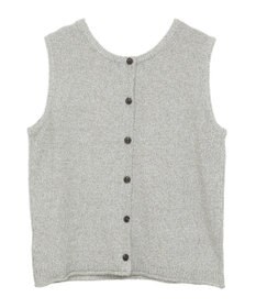 Green Parks 前後２ｗａｙ　ミックスカラーノースリーブニット