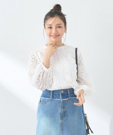 earth music&ecology レースプルオーバー