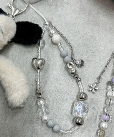 WEGO ビーズストラップキーホルダーC