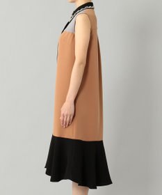 GRACE CONTINENTAL カラーブロックシャツドレス