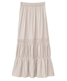 CRAFT STANDARD BOUTIQUE シャーリングティアードIラインスカート